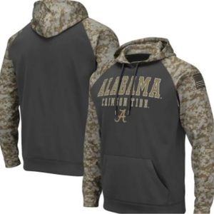 ALABAMA CRIMSON TIDE CAMOUFLAGE HOODIE LARGE